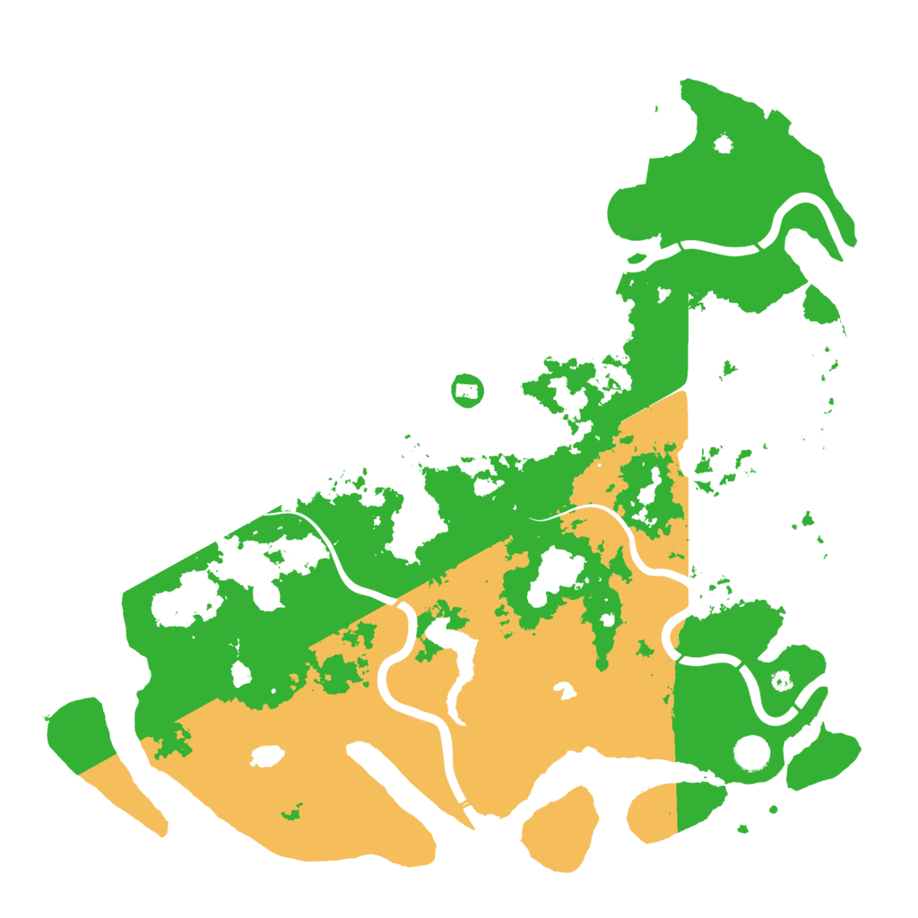 Biome Rust Map: Procedural Map, Size: 4500, Seed: 309608747
