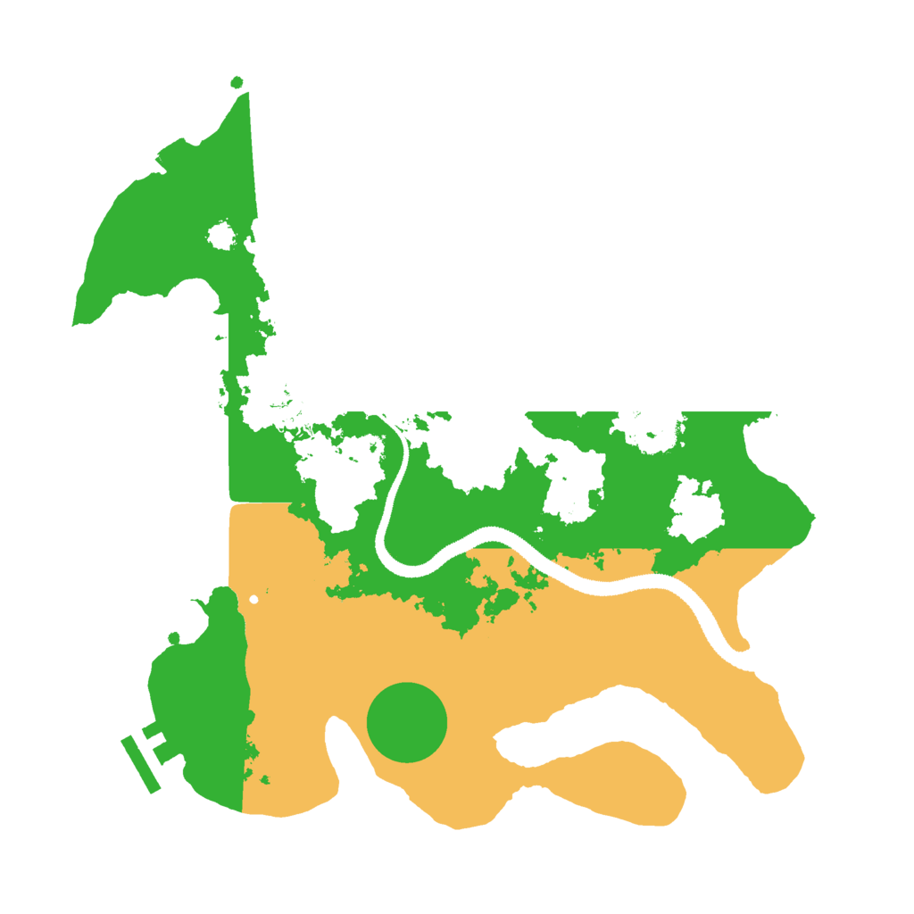 Biome Rust Map: Procedural Map, Size: 3000, Seed: 270440697