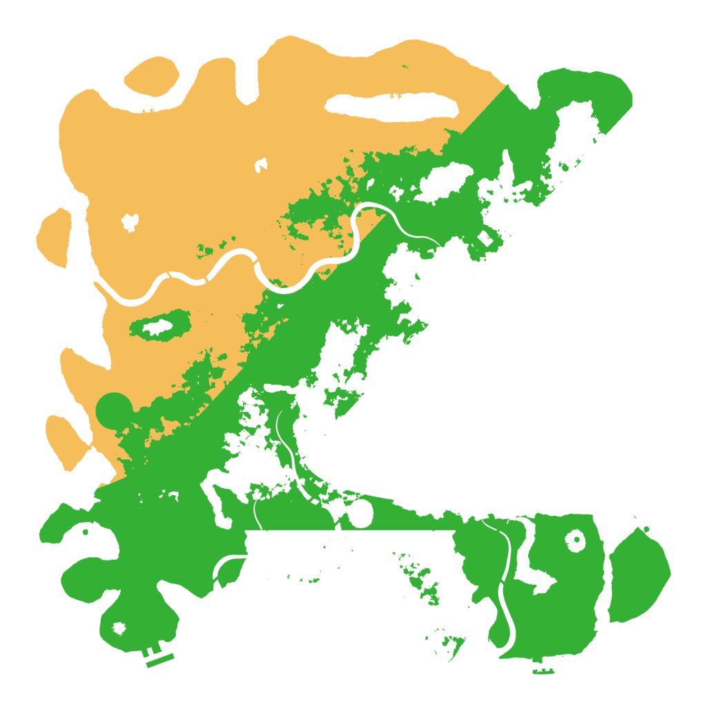 Biome Rust Map: Procedural Map, Size: 5000, Seed: 1012695007