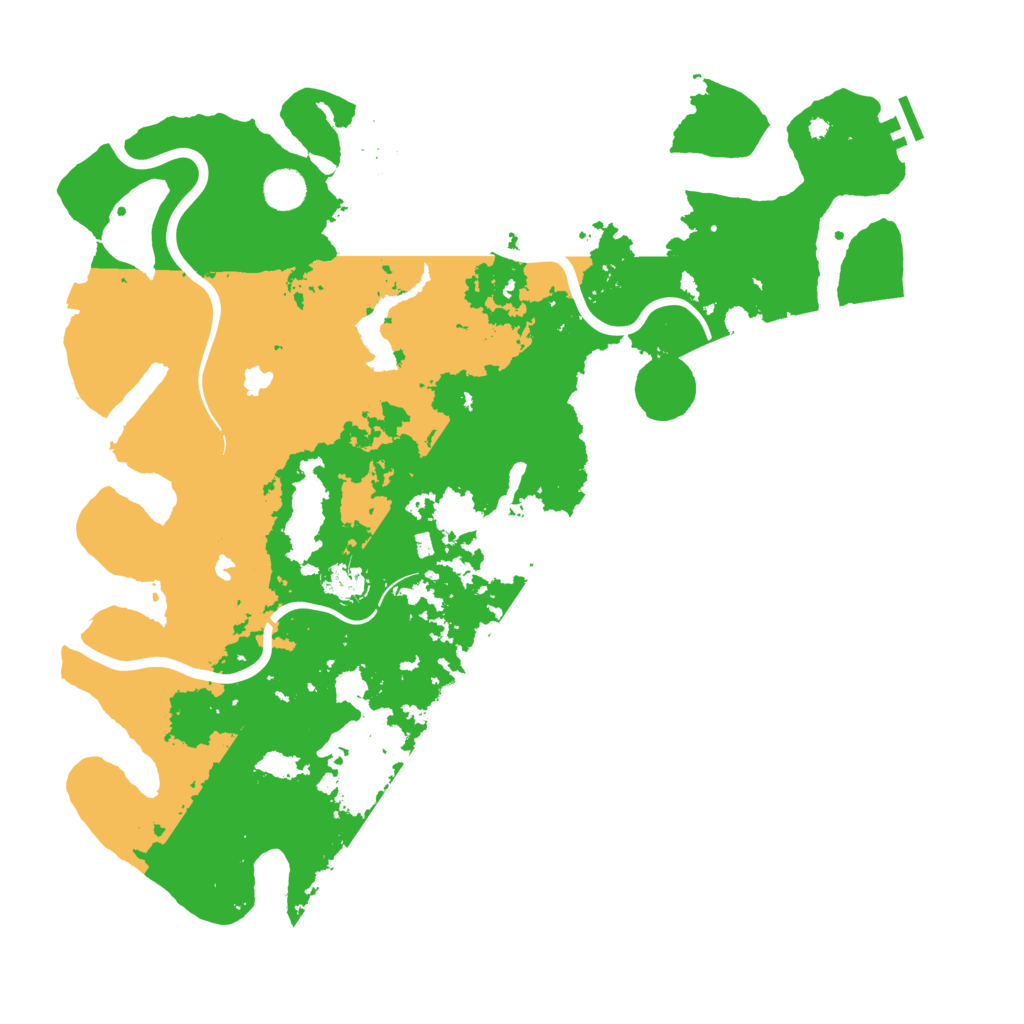 Biome Rust Map: Procedural Map, Size: 4500, Seed: 176305076