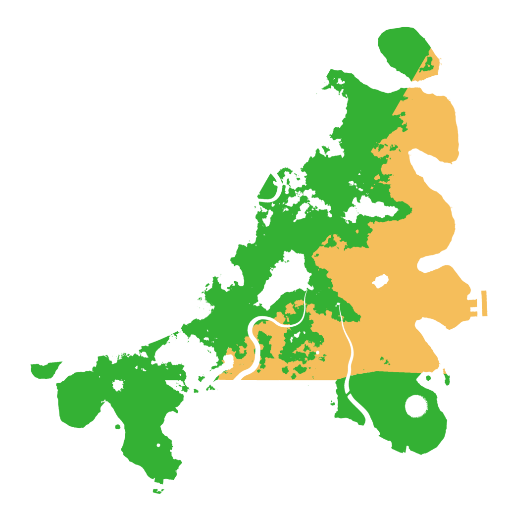 Biome Rust Map: Procedural Map, Size: 4000, Seed: 1899515421