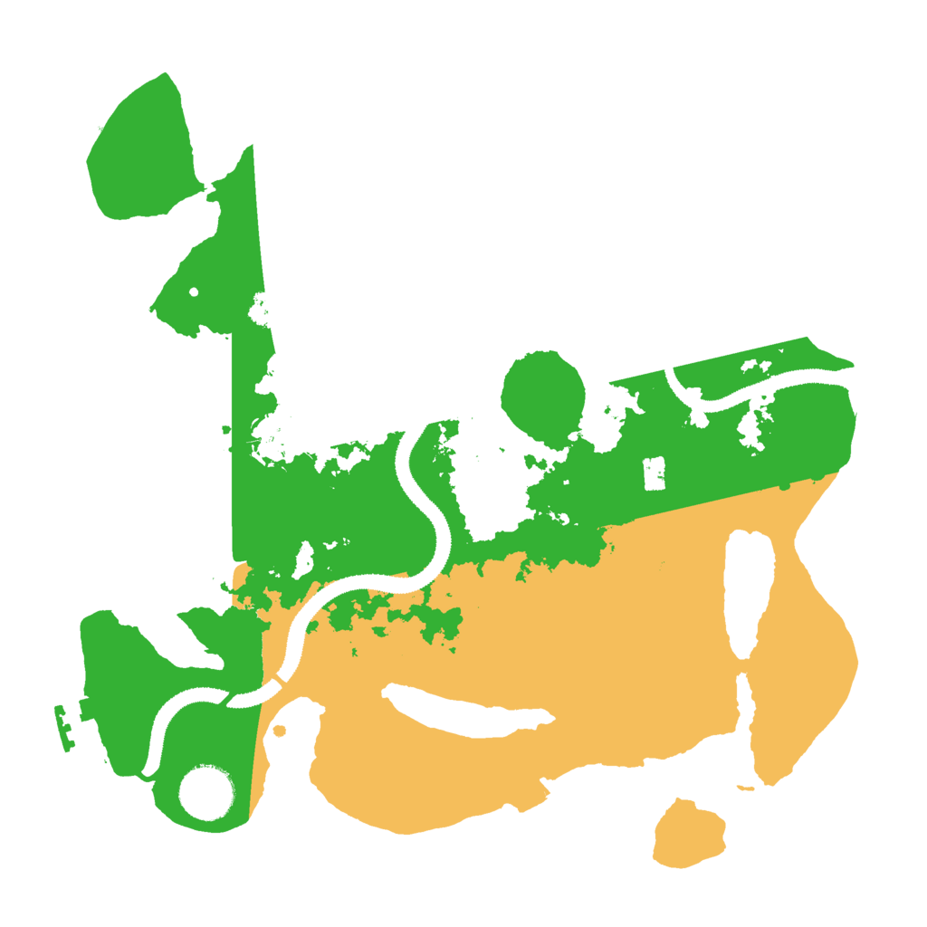 Biome Rust Map: Procedural Map, Size: 3000, Seed: 815691389