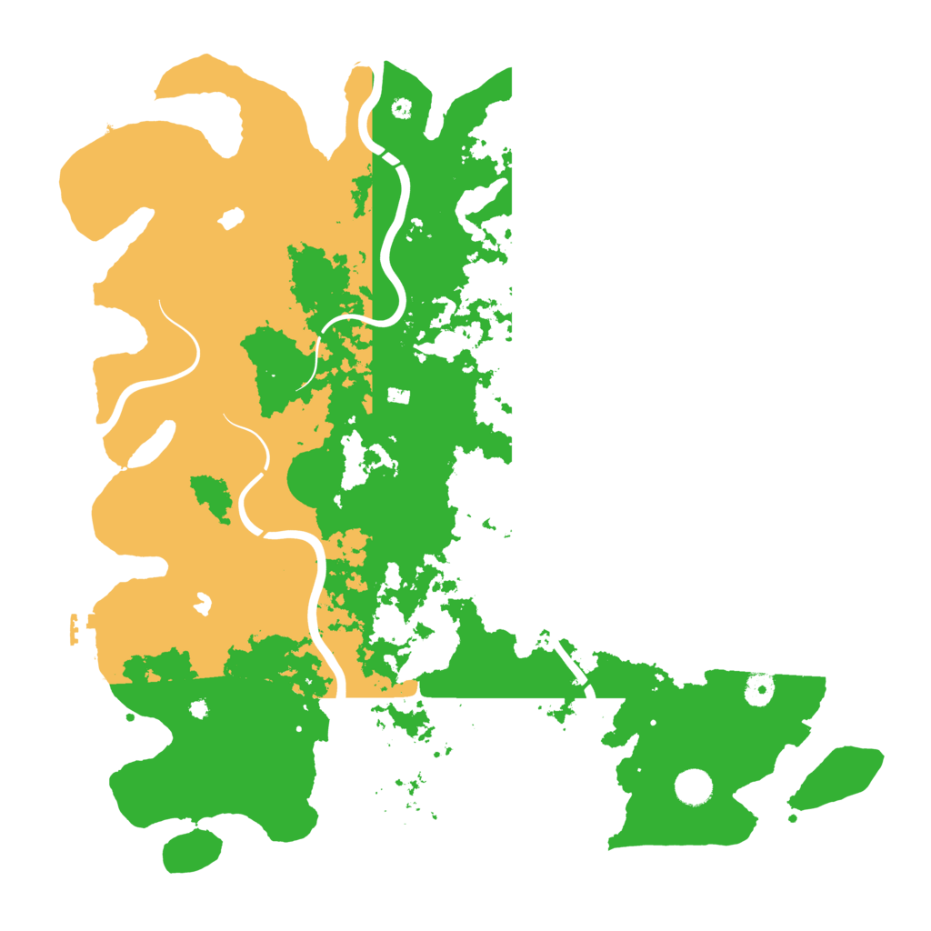 Biome Rust Map: Procedural Map, Size: 4500, Seed: 943239487