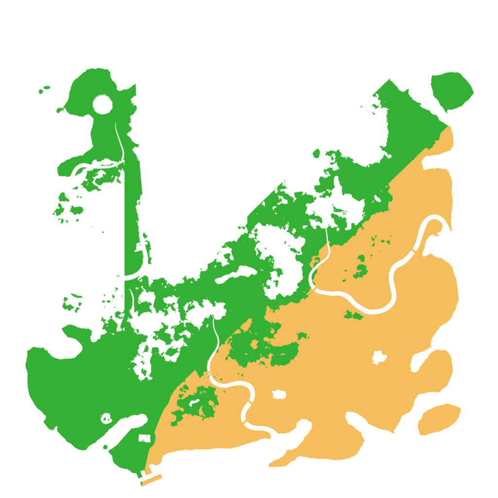Biome Rust Map: Procedural Map, Size: 4500, Seed: 22091992