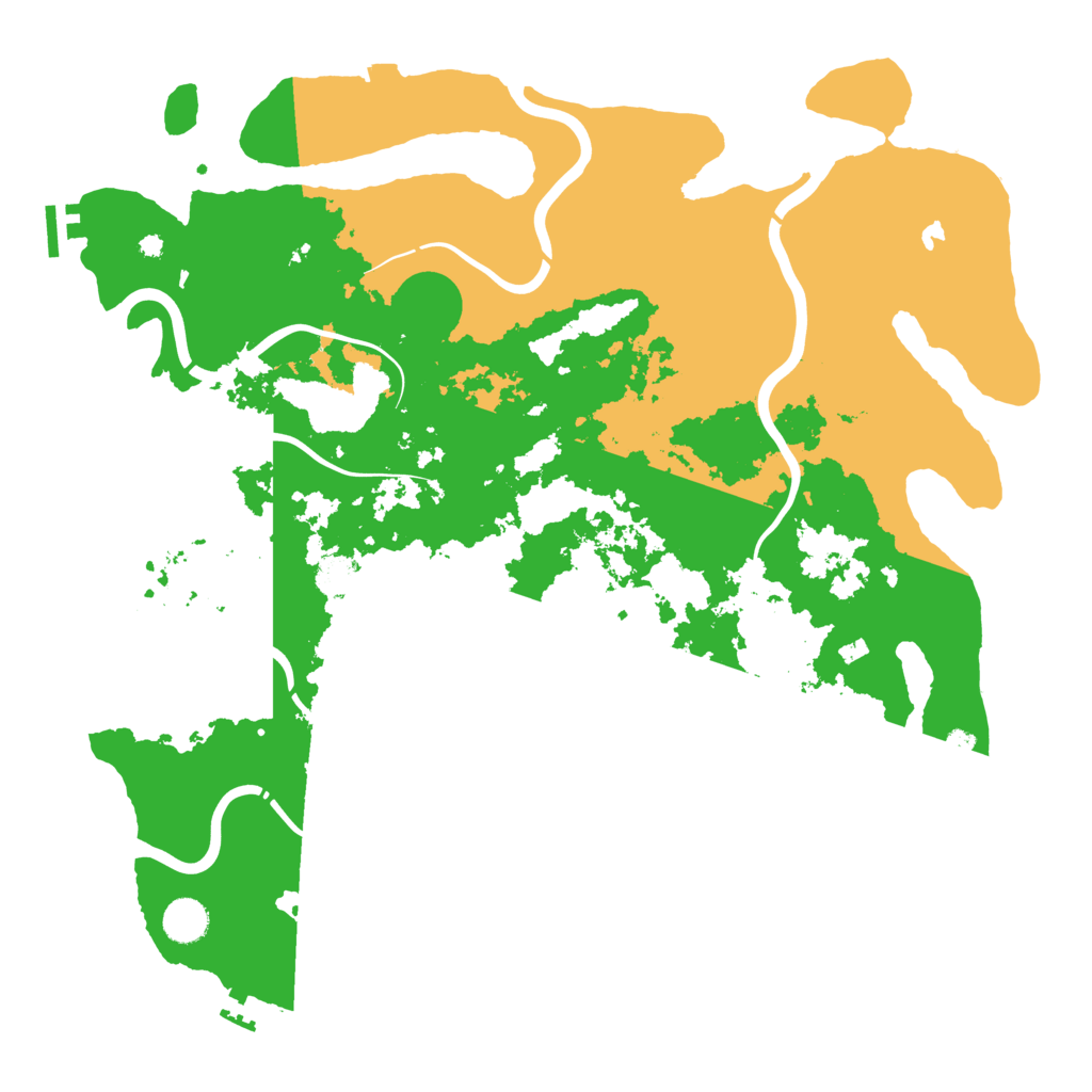 Biome Rust Map: Procedural Map, Size: 4250, Seed: 80575446