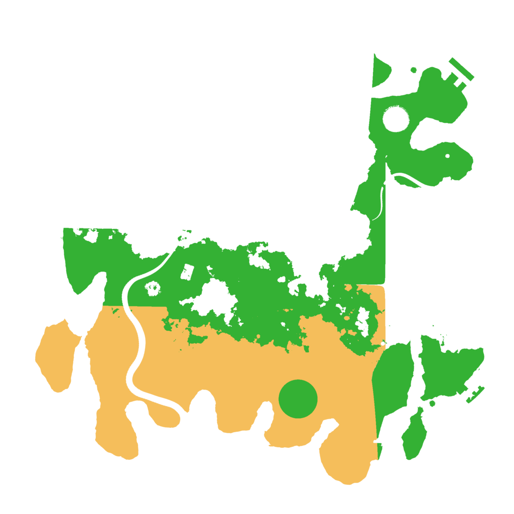 Biome Rust Map: Procedural Map, Size: 3500, Seed: 1975716529
