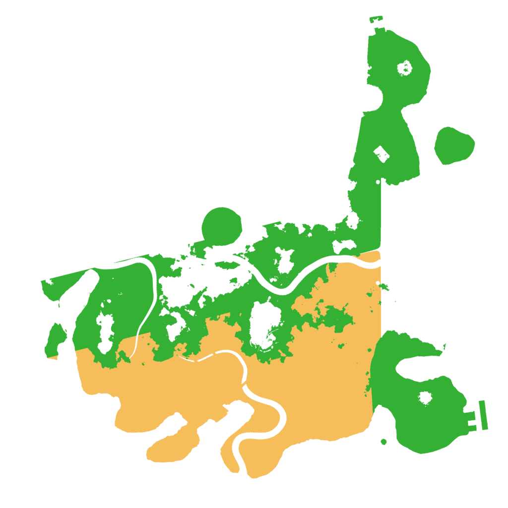 Biome Rust Map: Procedural Map, Size: 3500, Seed: 1261907891