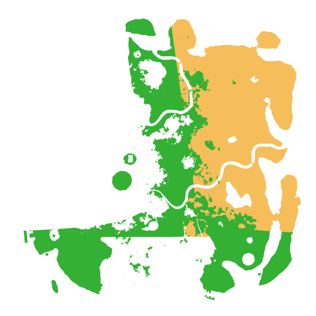 Biome Rust Map: Procedural Map, Size: 4500, Seed: 549940803