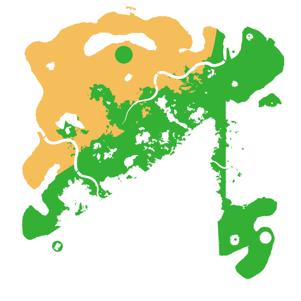 Biome Rust Map: Procedural Map, Size: 4500, Seed: 713071830