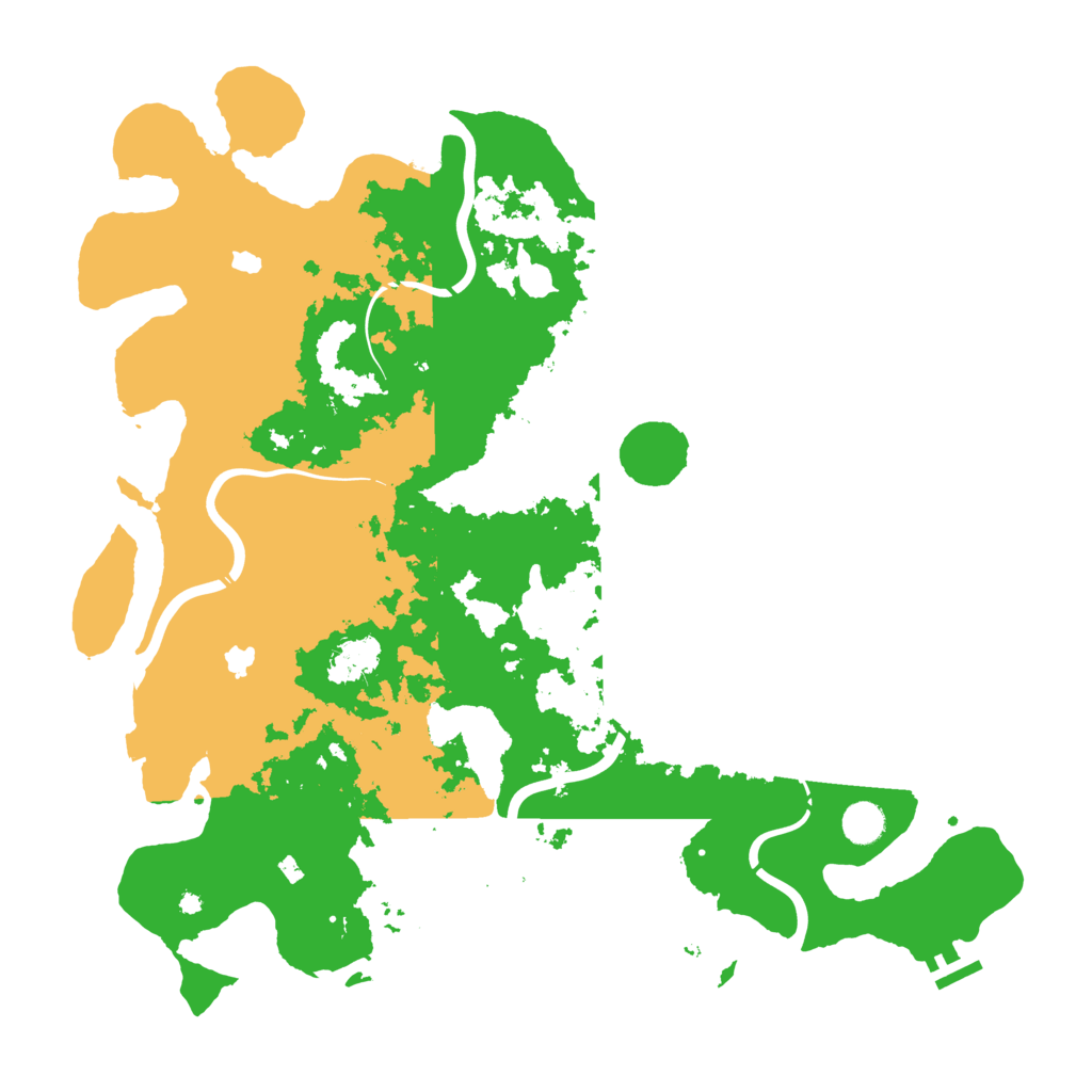 Biome Rust Map: Procedural Map, Size: 4500, Seed: 524257788