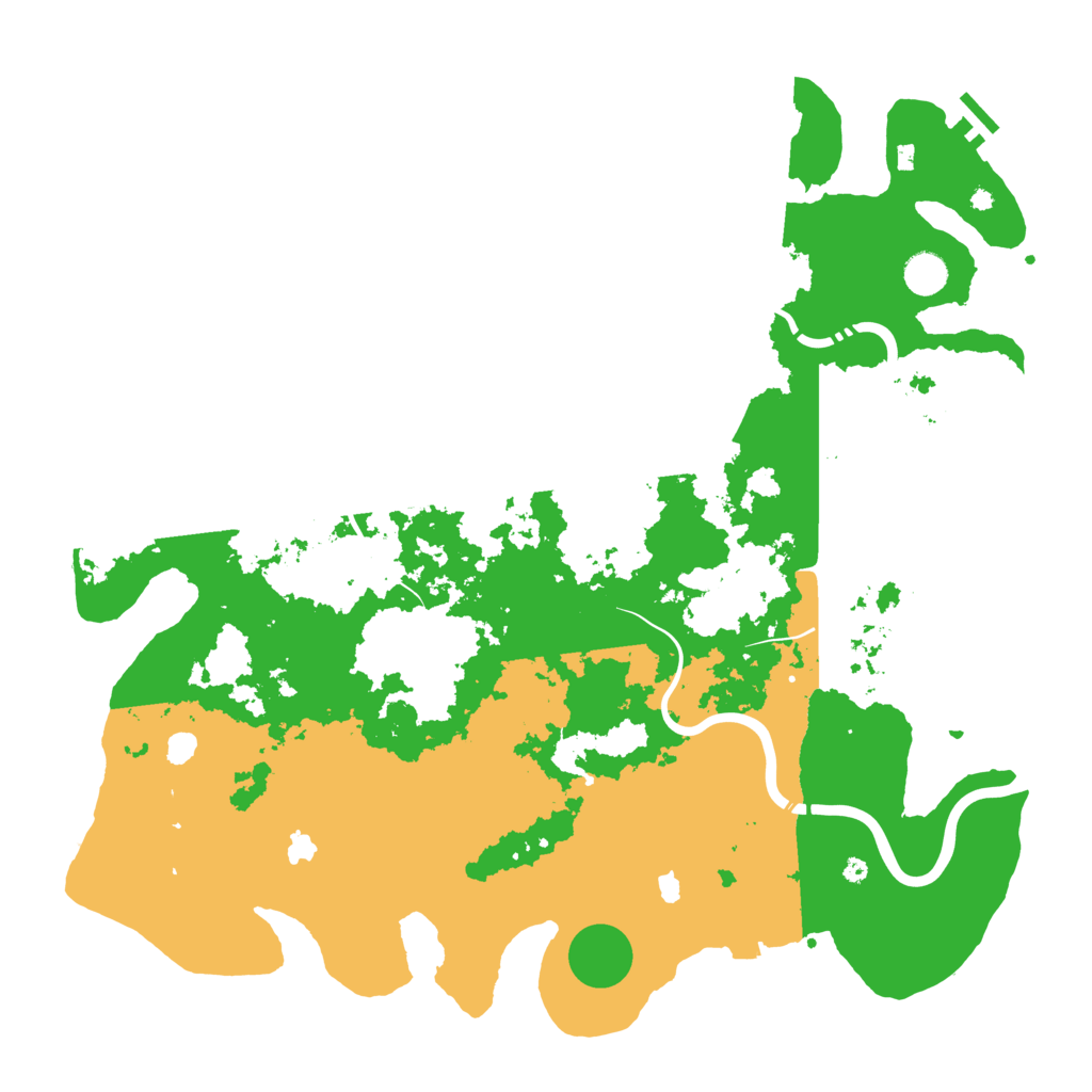 Biome Rust Map: Procedural Map, Size: 4500, Seed: 2000244306