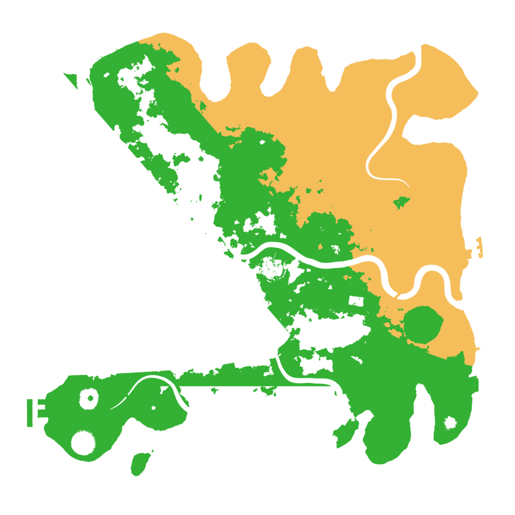 Biome Rust Map: Procedural Map, Size: 3750, Seed: 12070455