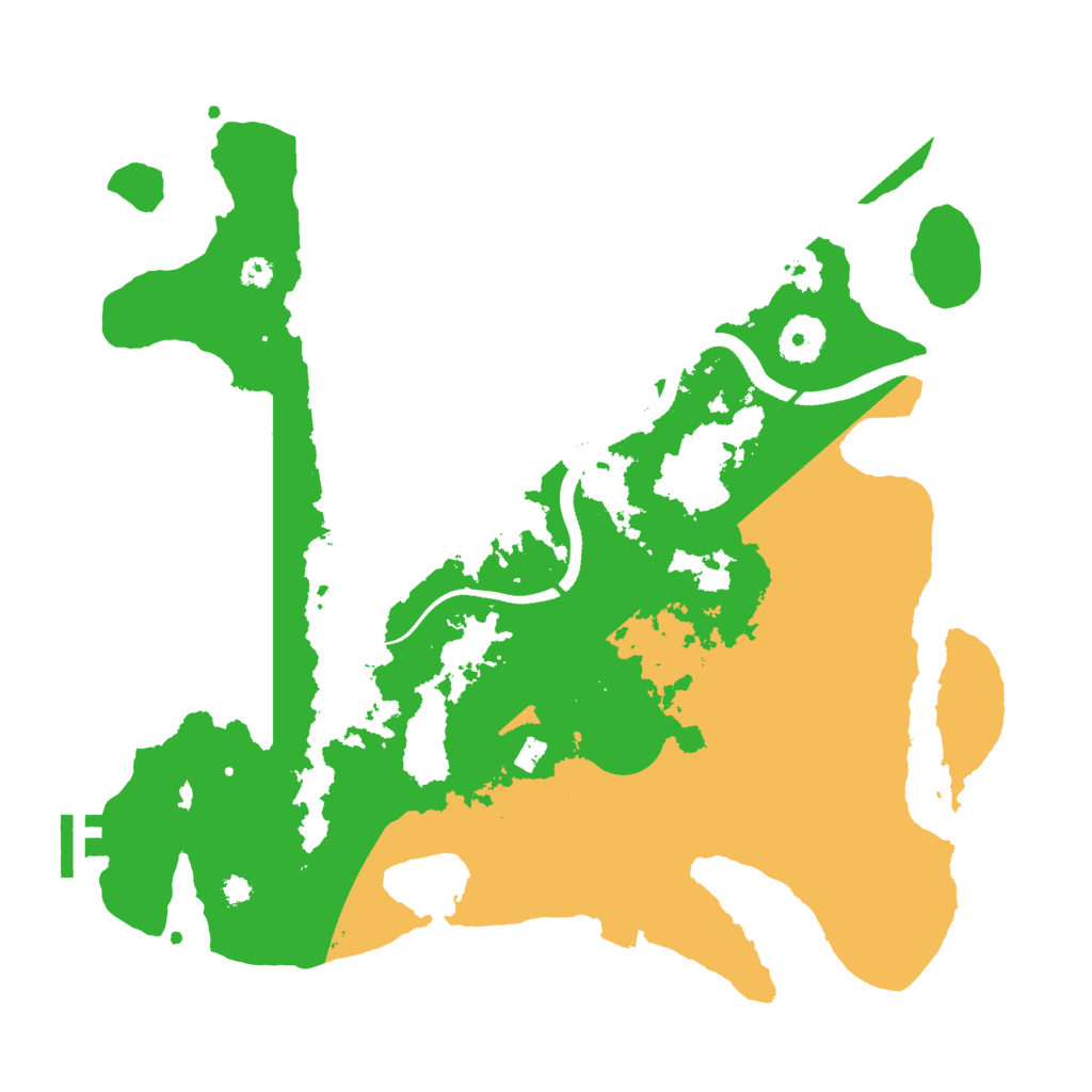 Biome Rust Map: Procedural Map, Size: 3500, Seed: 1231131190