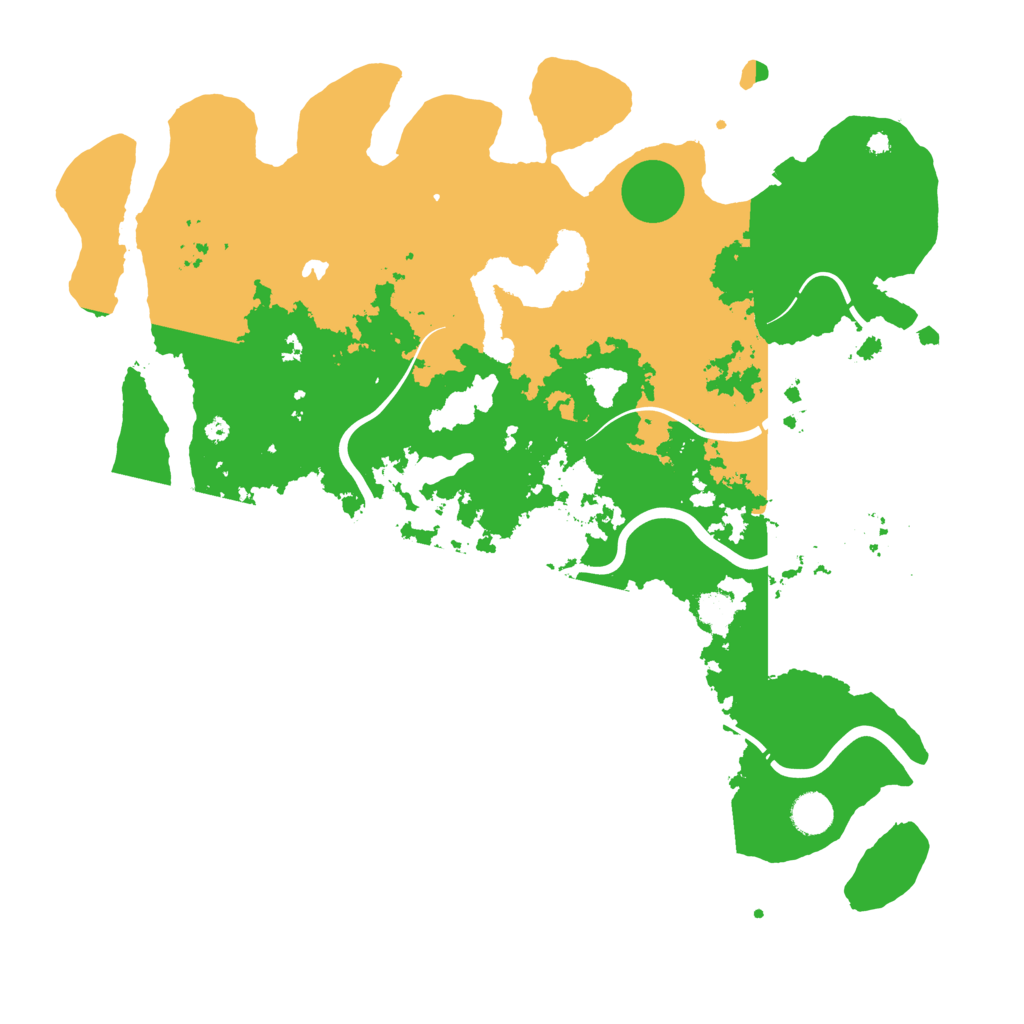 Biome Rust Map: Procedural Map, Size: 4300, Seed: 676499121