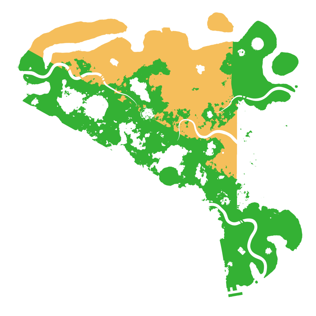 Biome Rust Map: Procedural Map, Size: 4500, Seed: 244382215