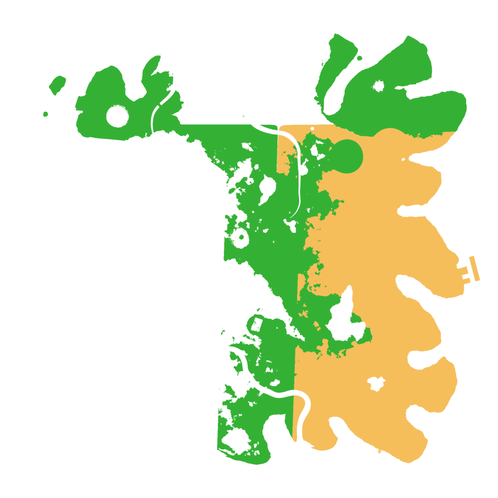Biome Rust Map: Procedural Map, Size: 4000, Seed: 463158