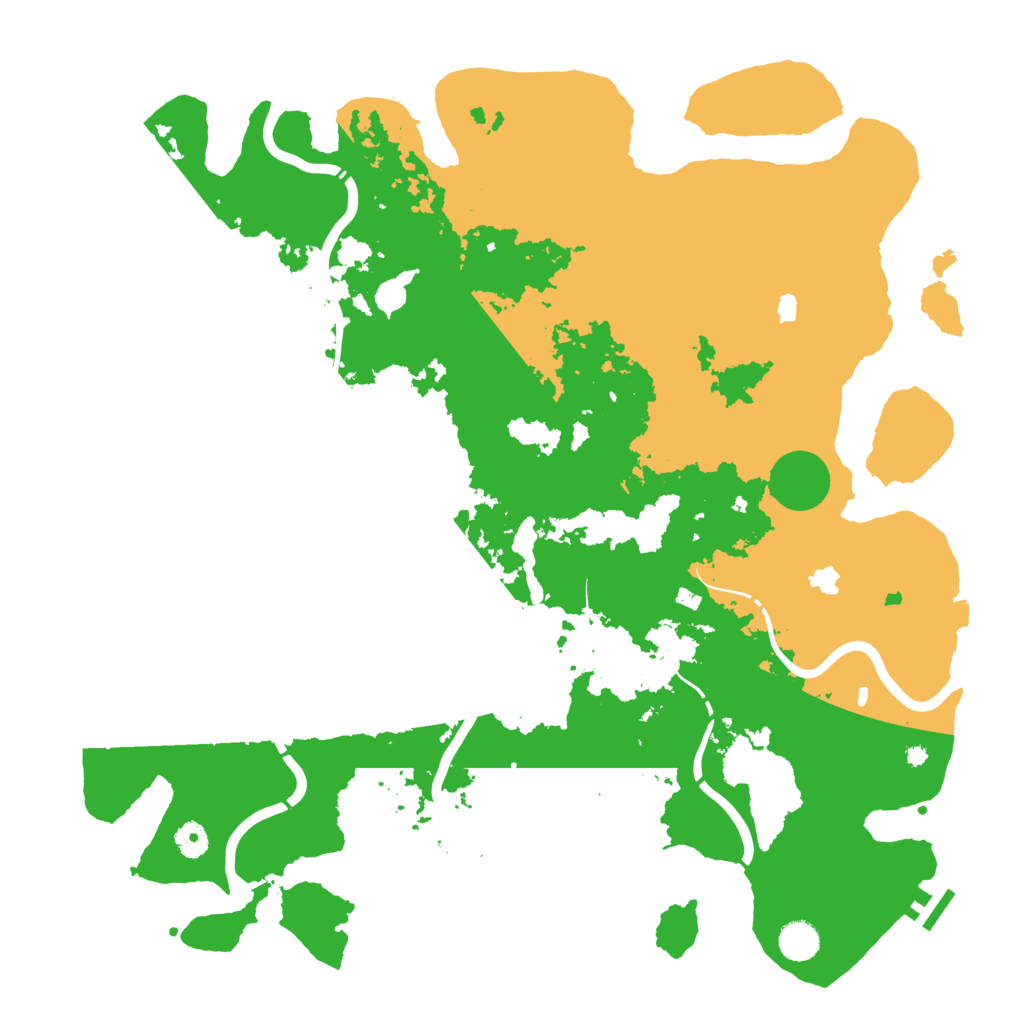 Biome Rust Map: Procedural Map, Size: 4500, Seed: 1783471400