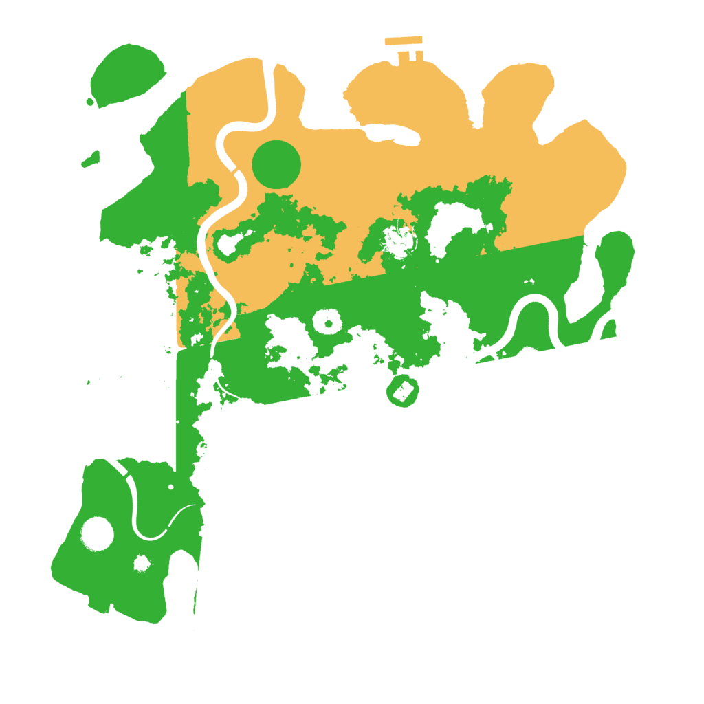 Biome Rust Map: Procedural Map, Size: 3800, Seed: 2021265262