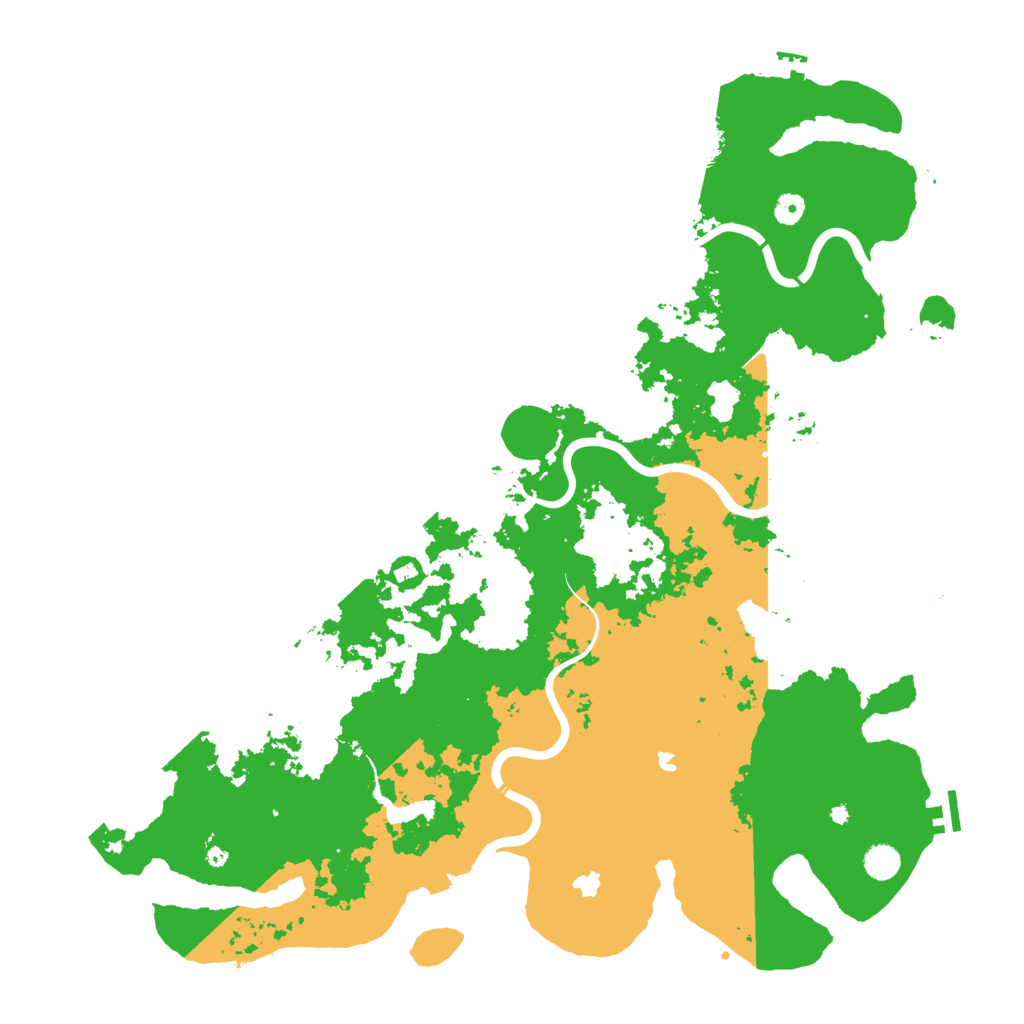 Biome Rust Map: Procedural Map, Size: 5000, Seed: 80801234