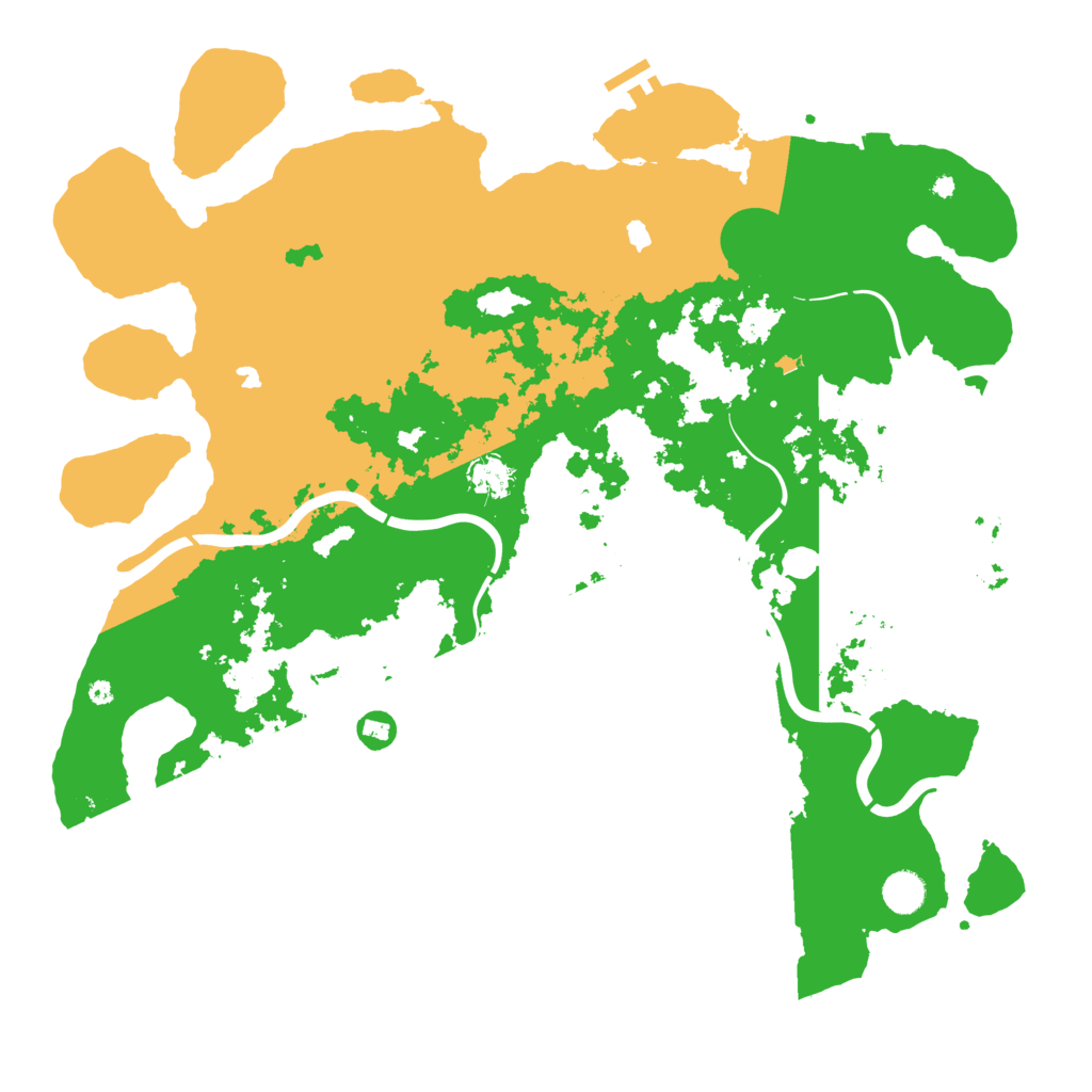 Biome Rust Map: Procedural Map, Size: 4500, Seed: 1757588238