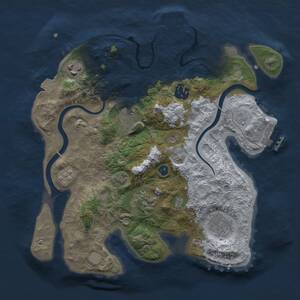Thumbnail Rust Map: Procedural Map, Size: 3000, Seed: 433000604, 12 Monuments