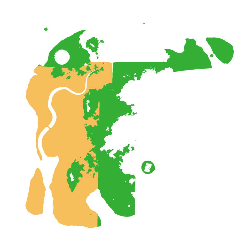 Biome Rust Map: Procedural Map, Size: 3000, Seed: 433000604
