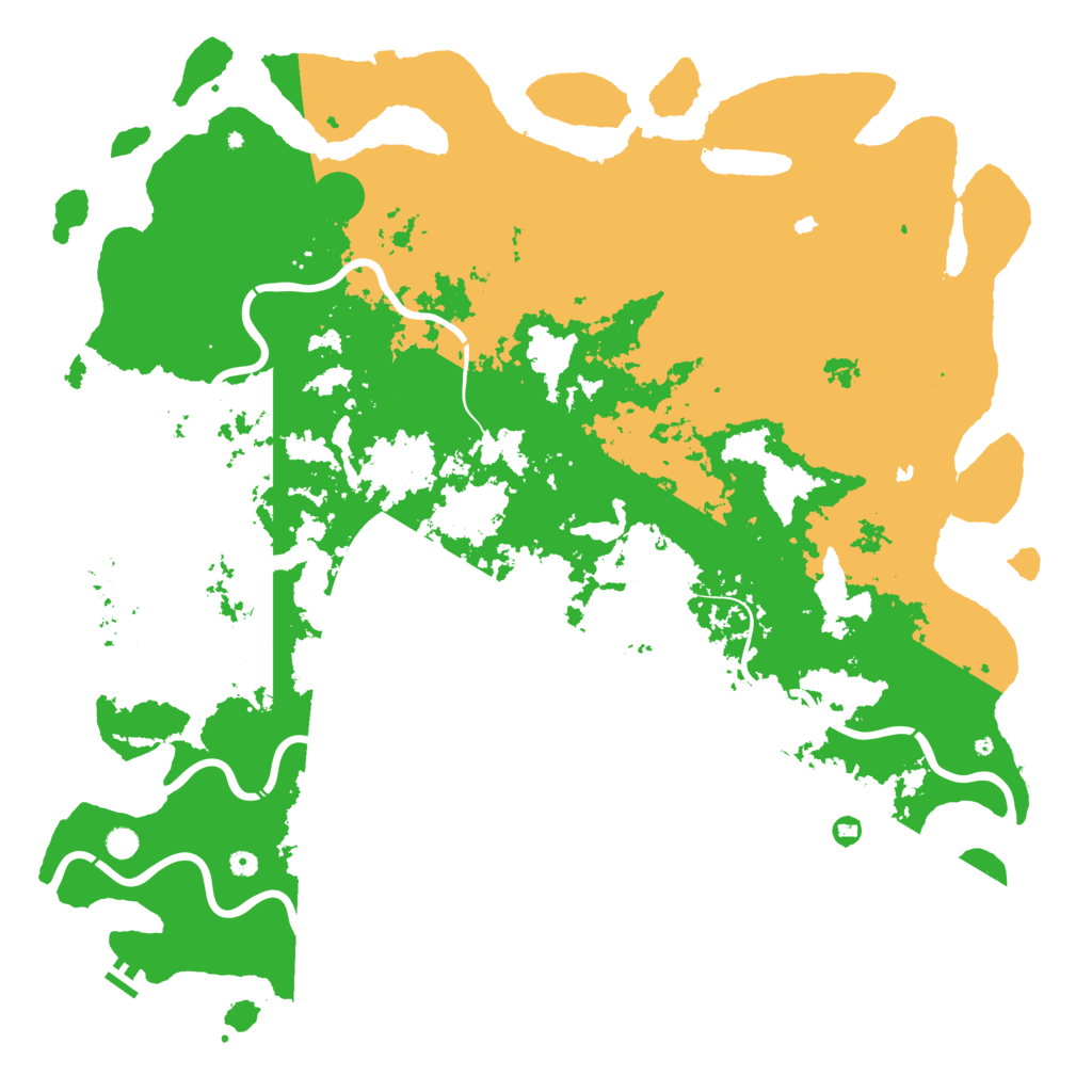 Biome Rust Map: Procedural Map, Size: 6000, Seed: 1852438533