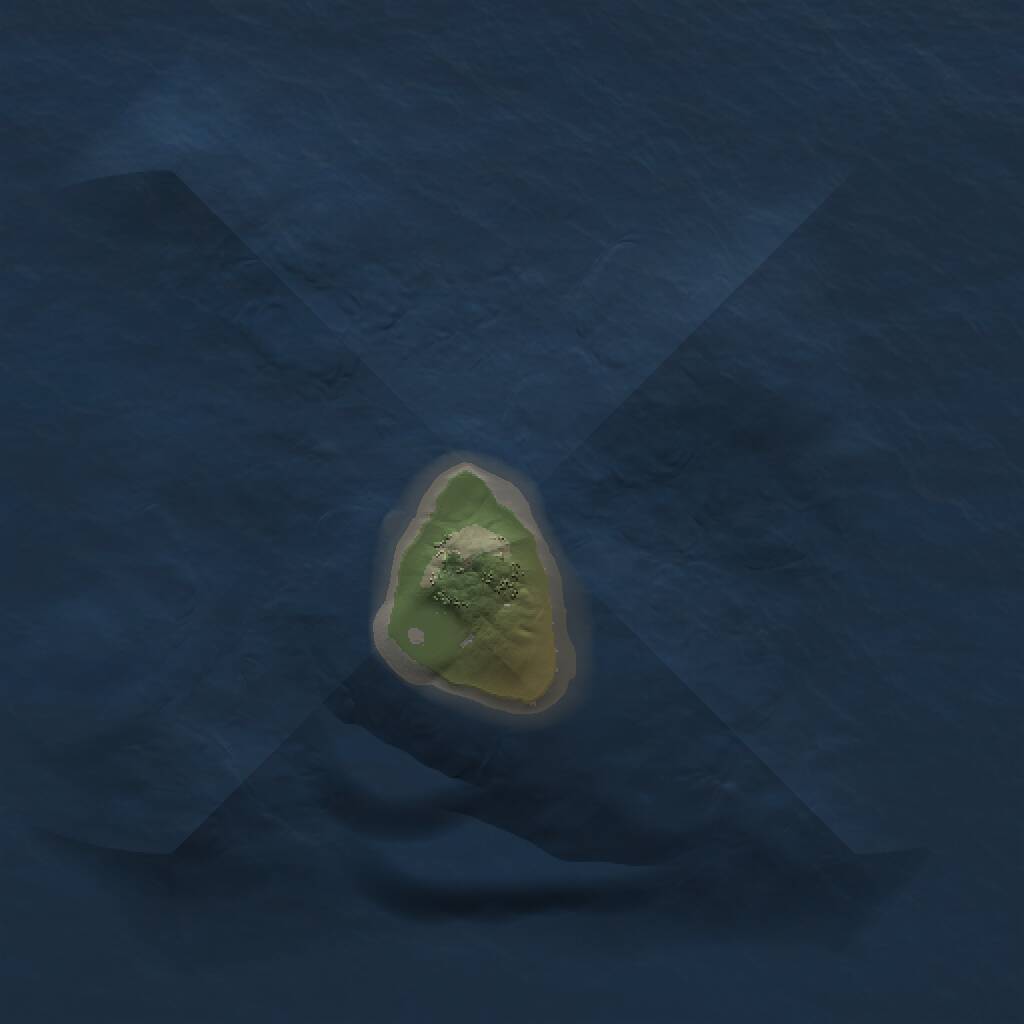 Rust Map: Procedural Map, Size: 1000, Seed: 2043145677, 1 Monuments