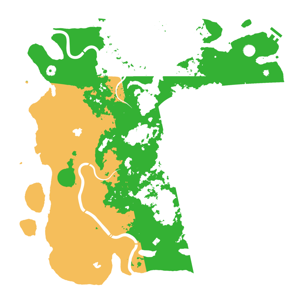 Biome Rust Map: Procedural Map, Size: 4500, Seed: 1428505668