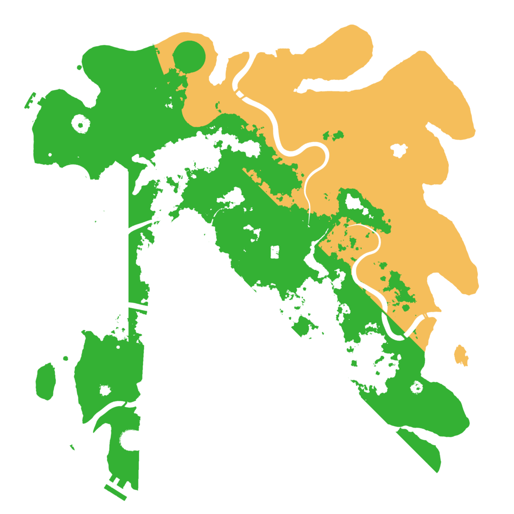 Biome Rust Map: Procedural Map, Size: 4250, Seed: 1660797263
