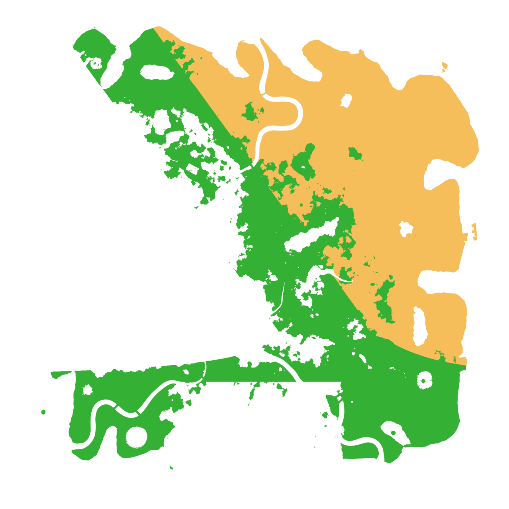 Biome Rust Map: Procedural Map, Size: 4500, Seed: 616020005