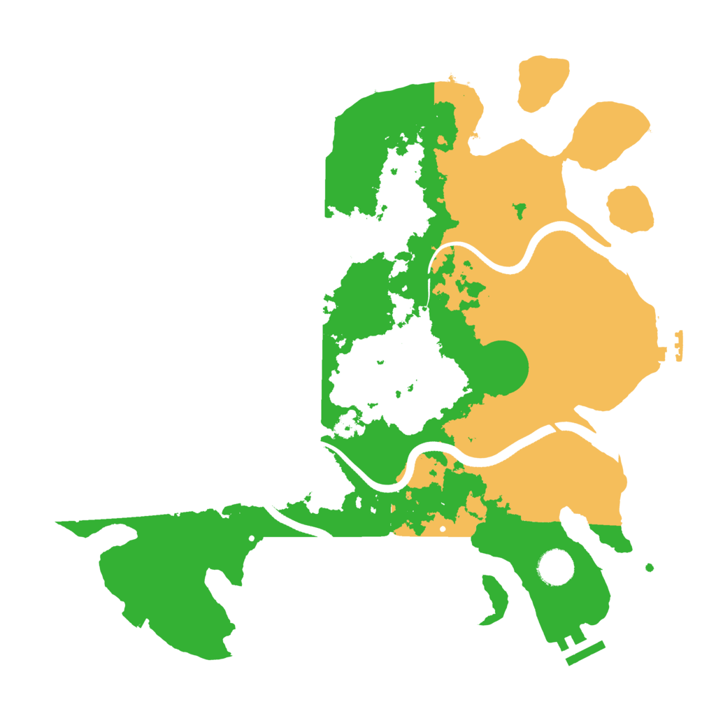 Biome Rust Map: Procedural Map, Size: 3500, Seed: 1873924949