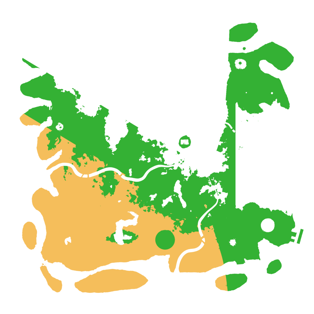 Biome Rust Map: Procedural Map, Size: 4250, Seed: 1990631611
