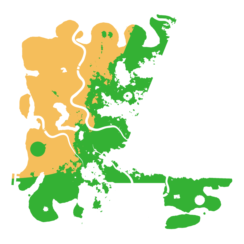 Biome Rust Map: Procedural Map, Size: 4300, Seed: 1607124952
