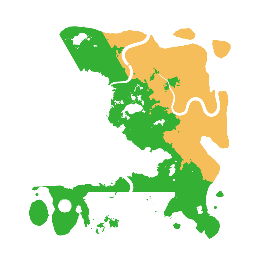 Biome Rust Map: Procedural Map, Size: 3500, Seed: 1167129425