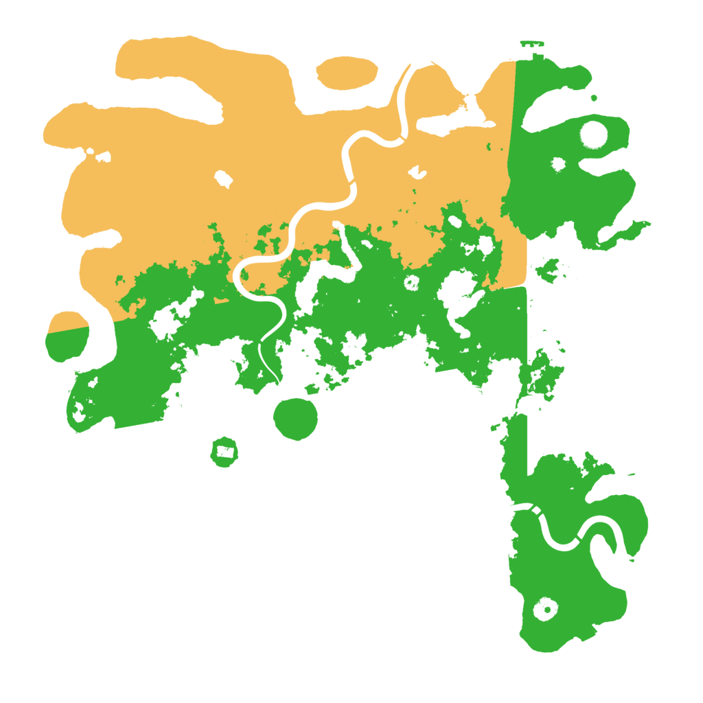 Biome Rust Map: Procedural Map, Size: 4500, Seed: 186432028