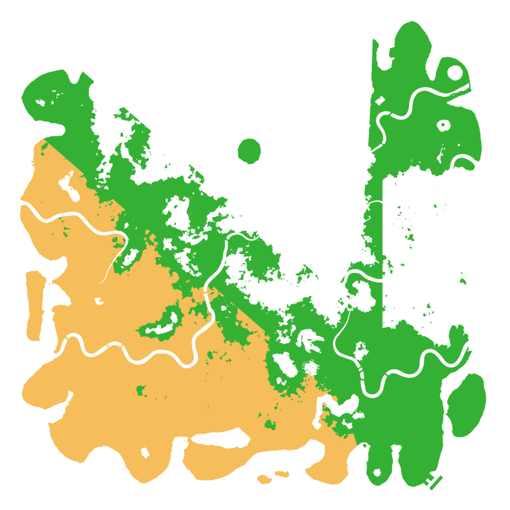 Biome Rust Map: Procedural Map, Size: 6000, Seed: 67839264