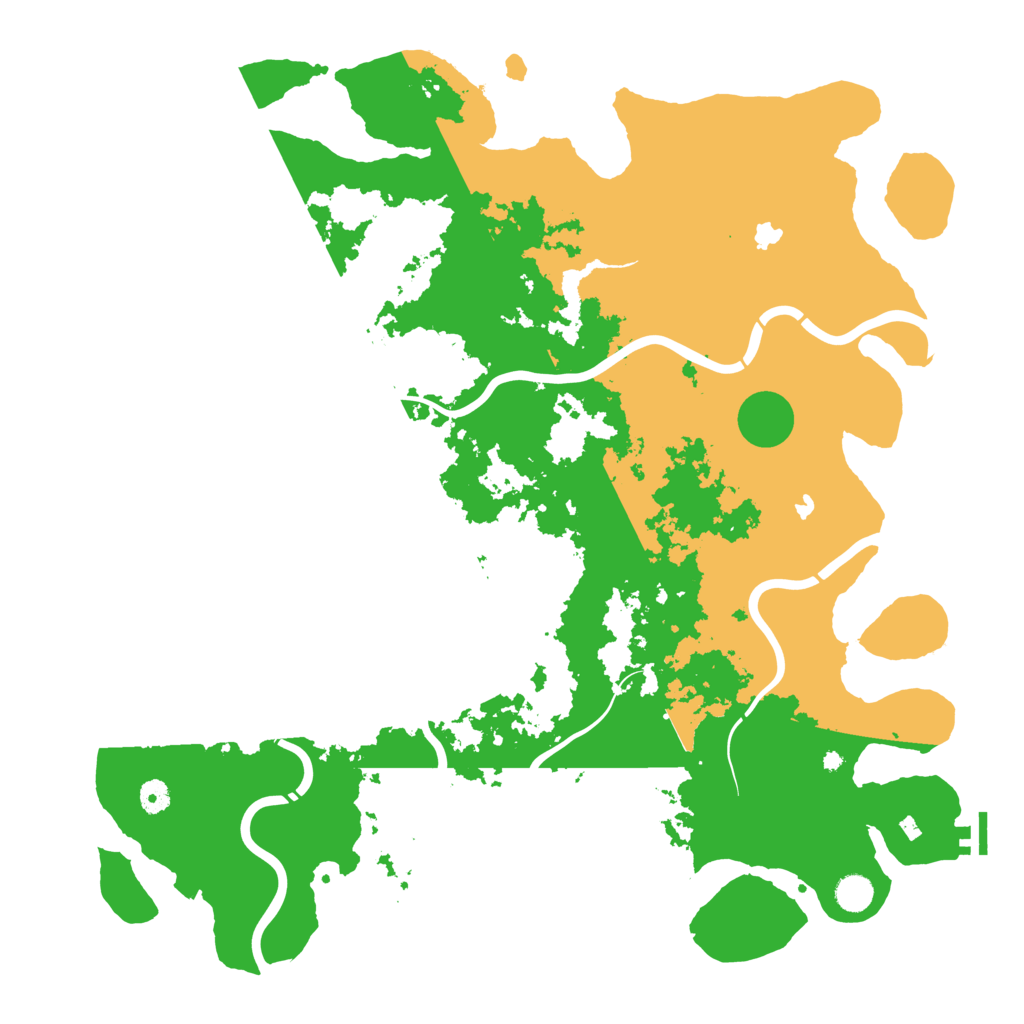 Biome Rust Map: Procedural Map, Size: 4800, Seed: 996197870