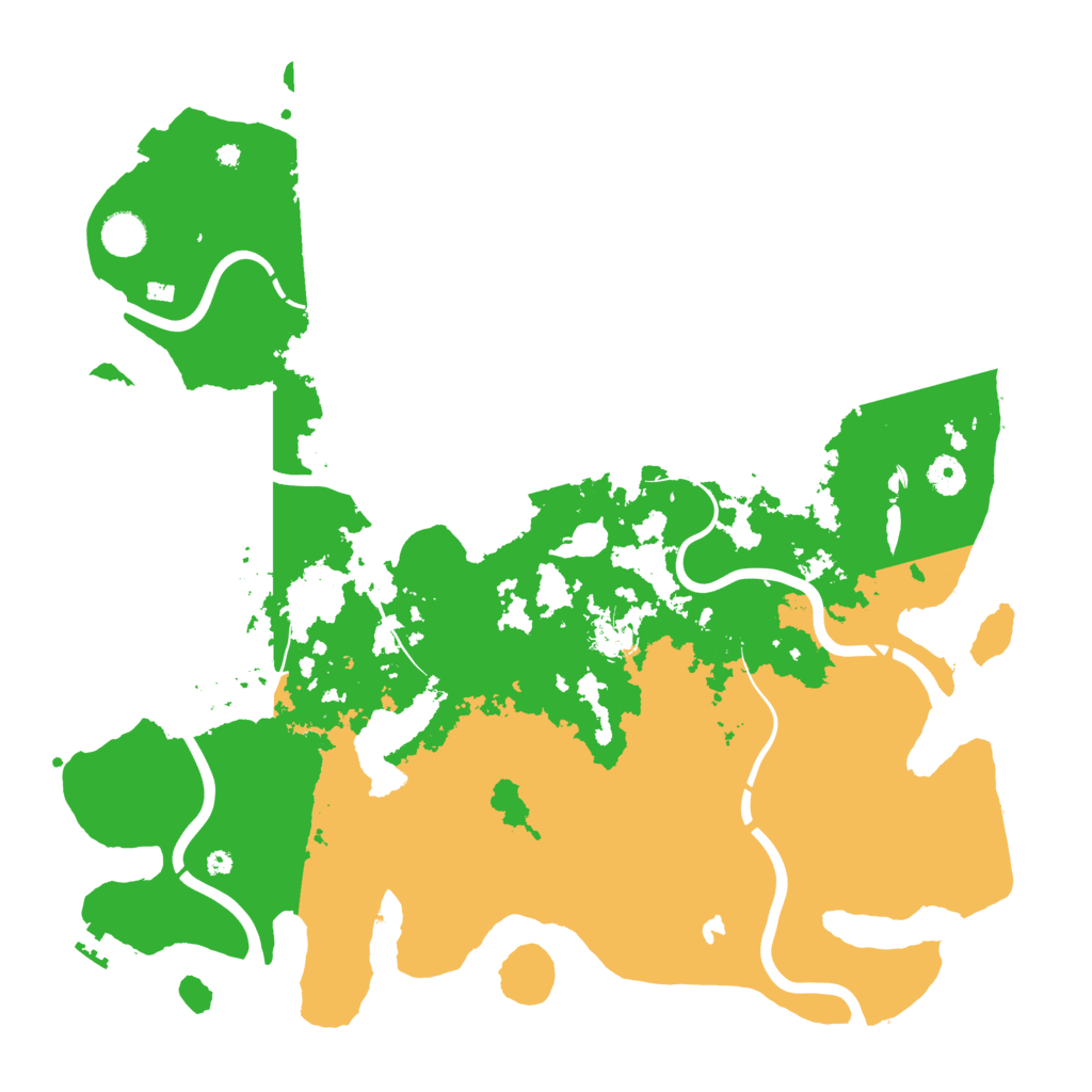 Biome Rust Map: Procedural Map, Size: 4300, Seed: 20260807