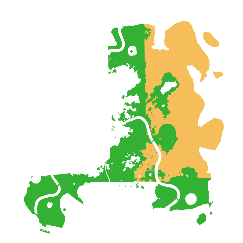 Biome Rust Map: Procedural Map, Size: 3750, Seed: 1186870750