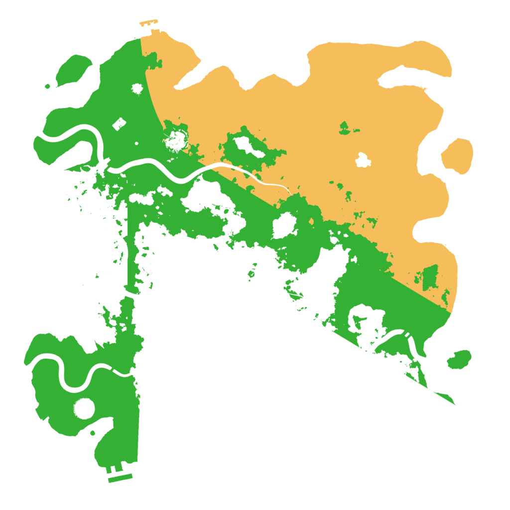 Biome Rust Map: Procedural Map, Size: 4250, Seed: 605636986