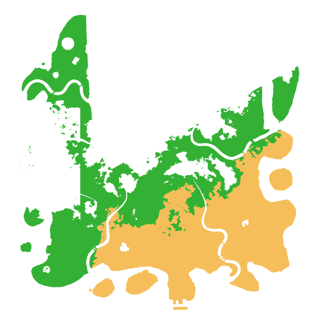 Biome Rust Map: Procedural Map, Size: 4500, Seed: 1871736016