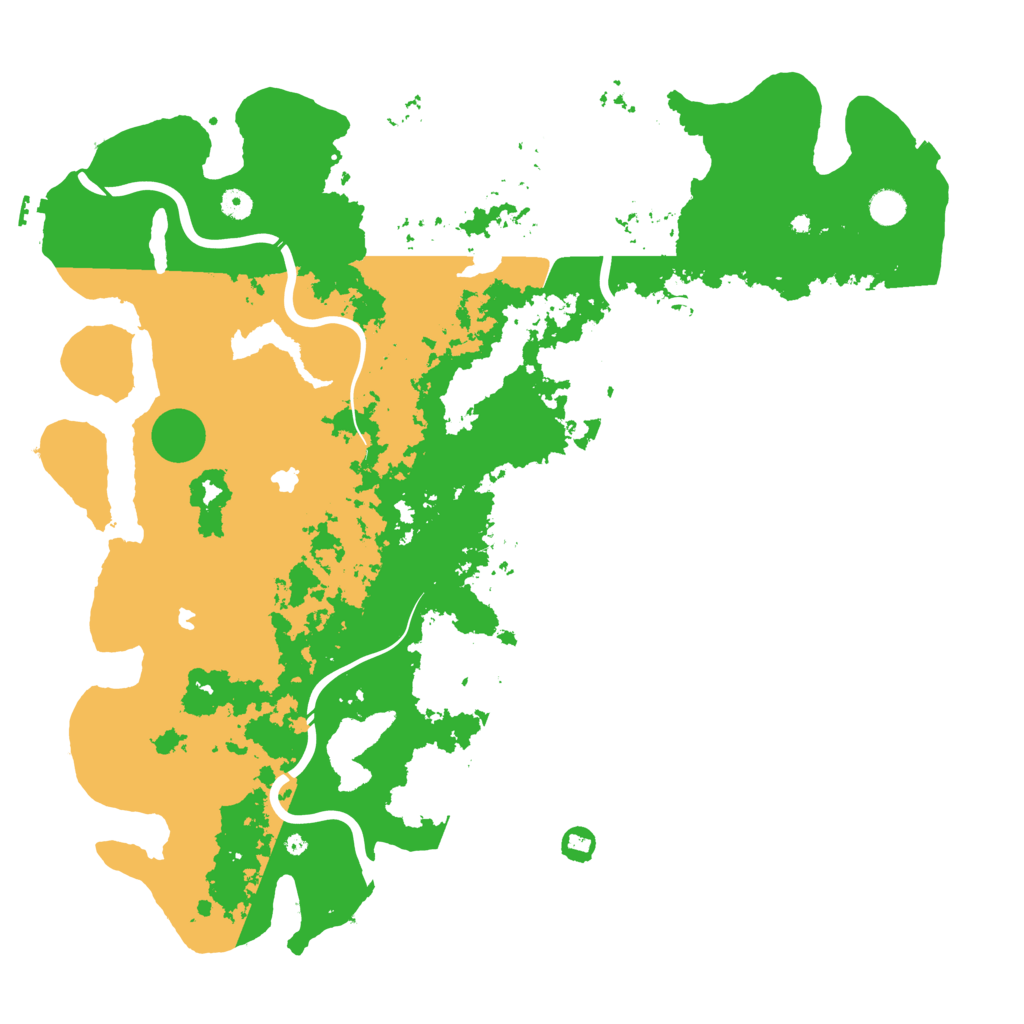 Biome Rust Map: Procedural Map, Size: 5000, Seed: 245630182