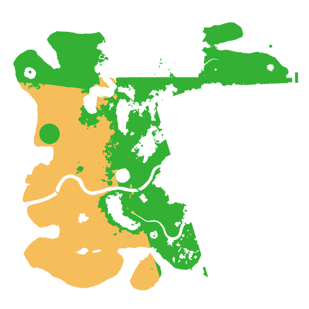 Biome Rust Map: Procedural Map, Size: 4000, Seed: 1302510701