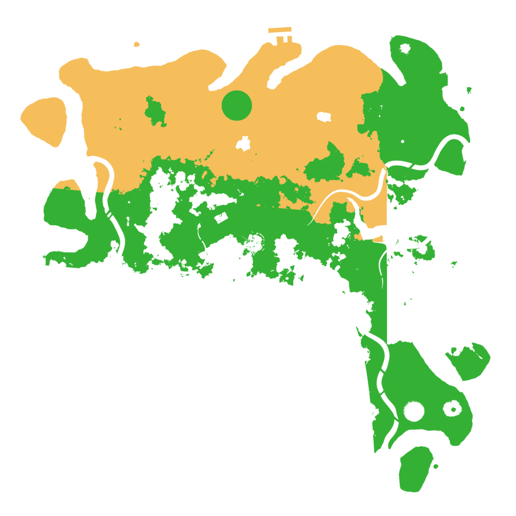 Biome Rust Map: Procedural Map, Size: 4500, Seed: 1132436159