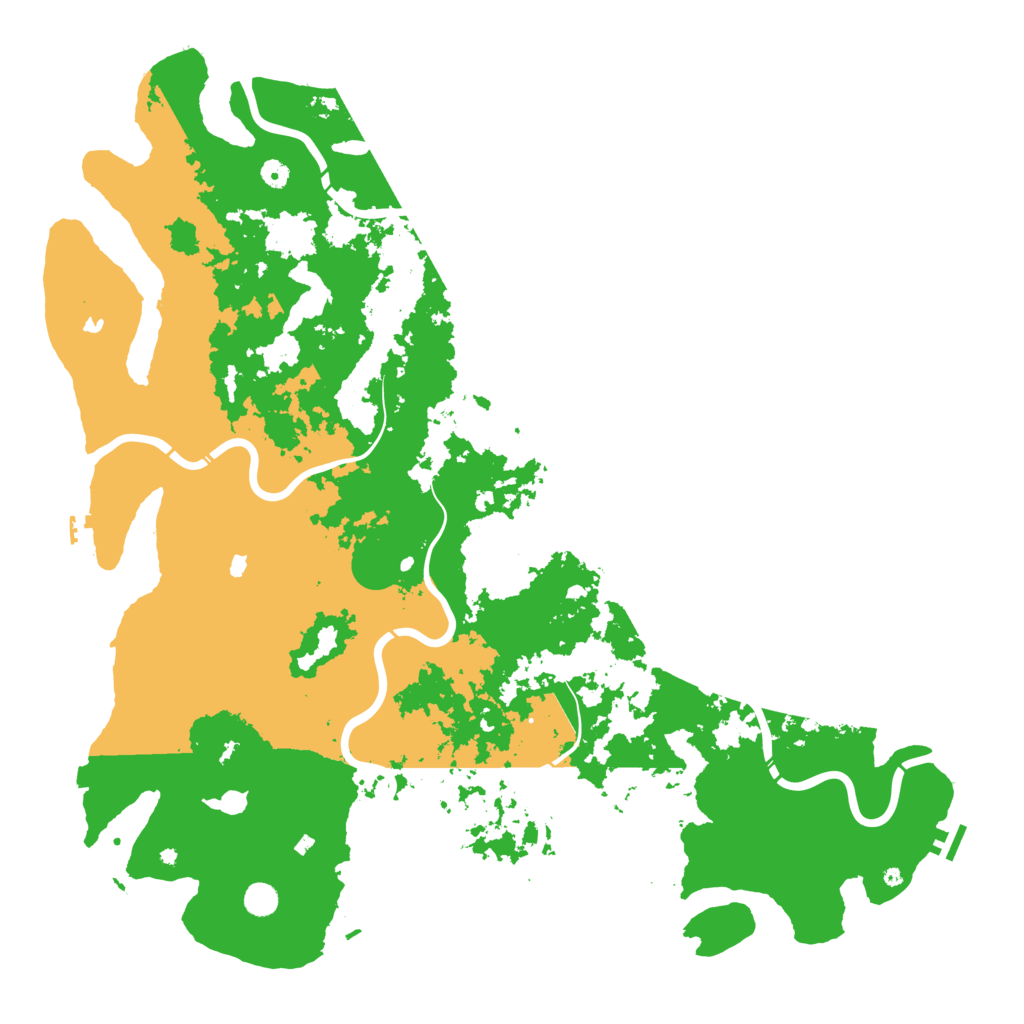 Biome Rust Map: Procedural Map, Size: 5500, Seed: 632523408
