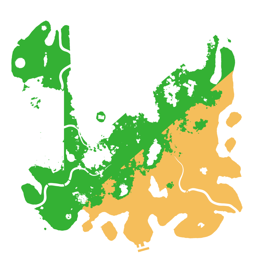 Biome Rust Map: Procedural Map, Size: 4500, Seed: 92507869