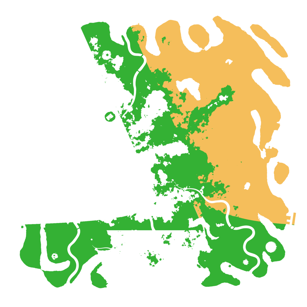 Biome Rust Map: Procedural Map, Size: 5000, Seed: 927141539