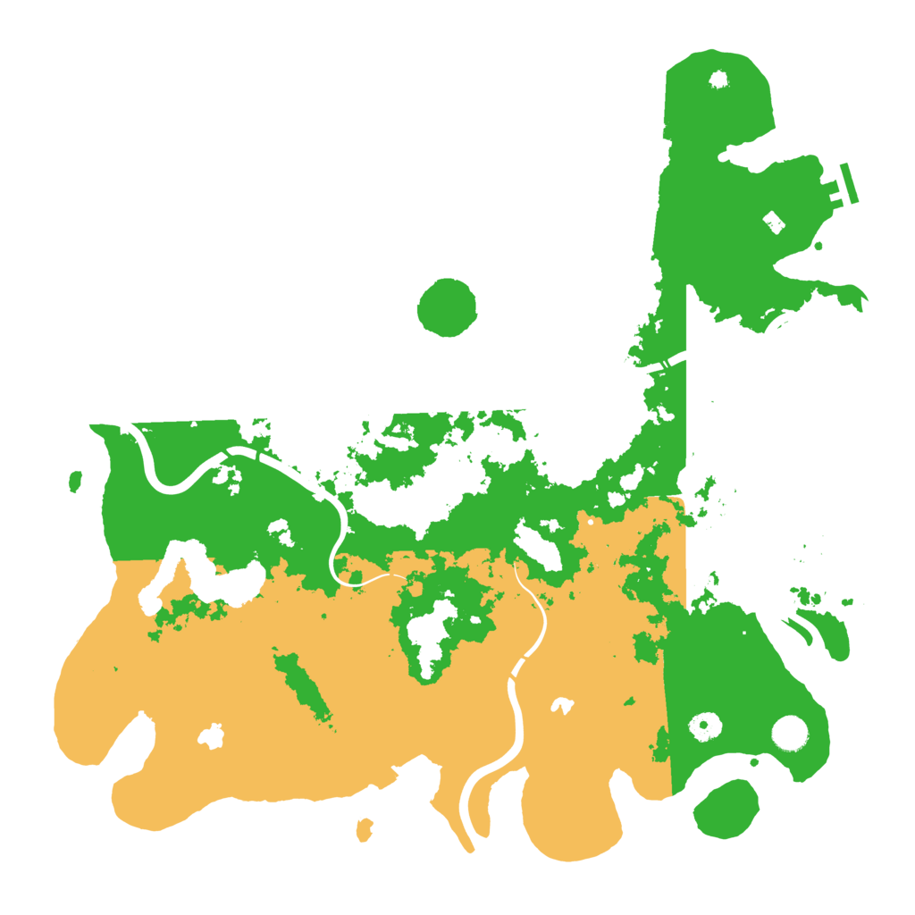 Biome Rust Map: Procedural Map, Size: 4500, Seed: 620042475