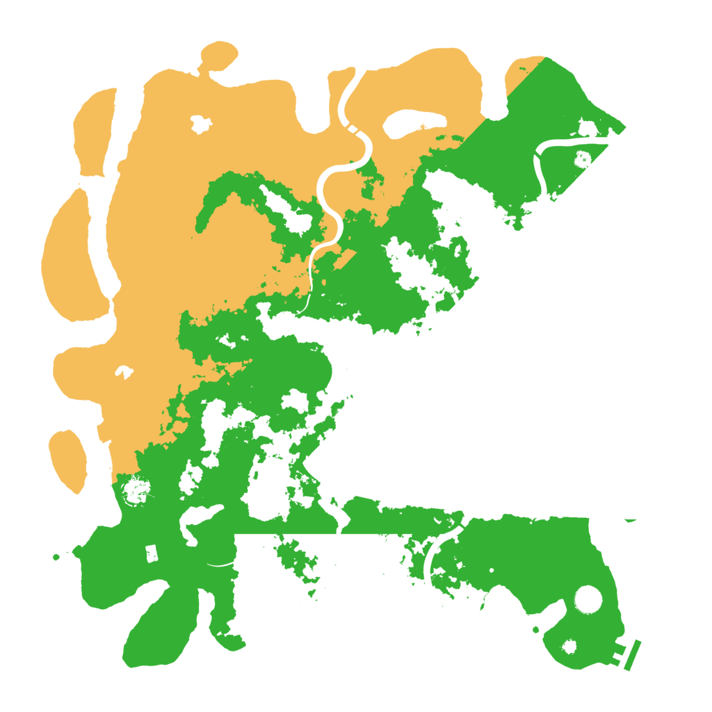 Biome Rust Map: Procedural Map, Size: 4500, Seed: 1468408474